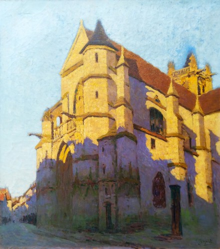 Church on Moret sur Loing - Fernand Bruguière (1879-1945)