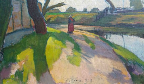 Towpath - Ossip Braz (1873-1936) - 