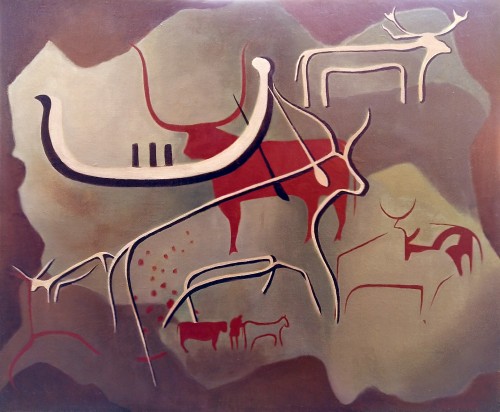 Cave Painting - Robert Le Ricolais (1884-1977)