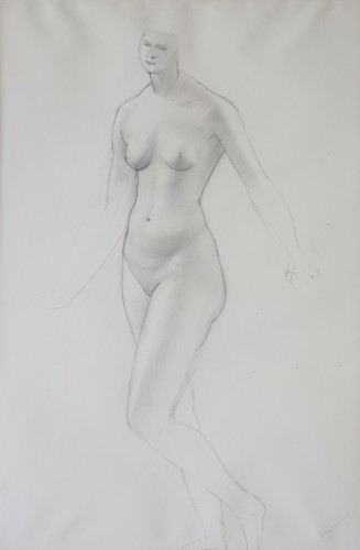 Andre Derain (1880-1954) dessin de femme, vers 1942