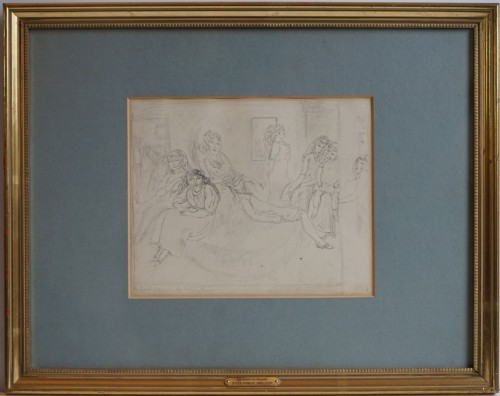 XXe siècle - Jules Pascin (1885-1930), Les Soeurs de Monelle, Souvenir de Marcel Schwob