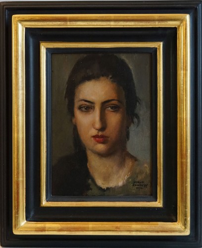 Serge Ivanoff (1893-1983), portrait, circa 1930  - Paintings & Drawings Style Art nouveau