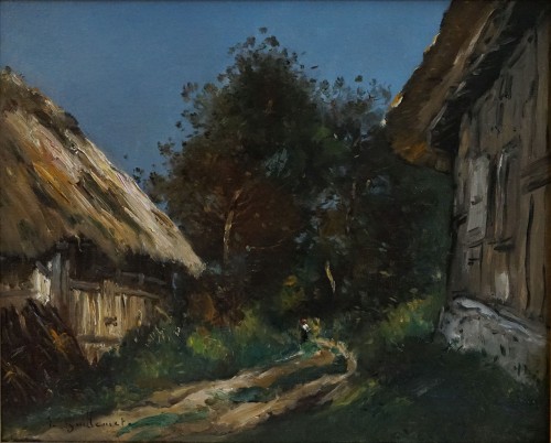 Antoine Guillemet (1841-1918) Chemin en Normandie