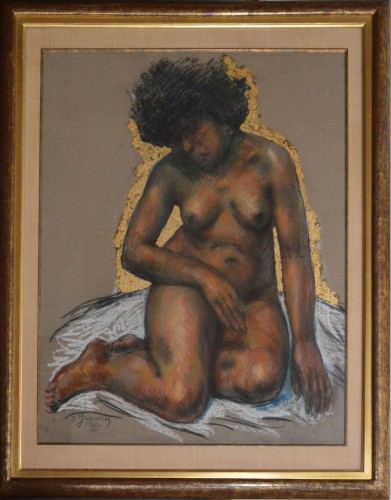 Nude (Aicha), 1925 - Samuel Granovsky (Ukrainian, 1882-1942)