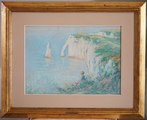 Etretat - Émile Schuffenecker (1851-1934) - Paintings & Drawings Style Art nouveau