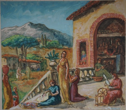 Scene provencale, Pierre Girieud (1876-1948)