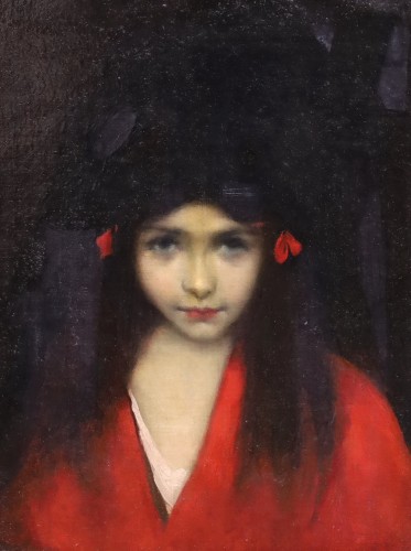 Jean Jacques Henner (1827-1905) - Portrait of a young girl