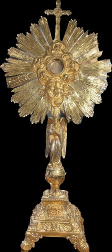 Religious Antiques  - Spectacular Vermeil Monstrance - 1837 to 1846