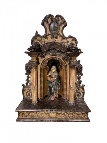 Niche oratoire à la gloire de Sainte Thérèse d'Avila datée de 1837