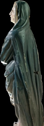 Grande Vierge de calvaire du XVIIe siècle - Art sacré, objets religieux Style 