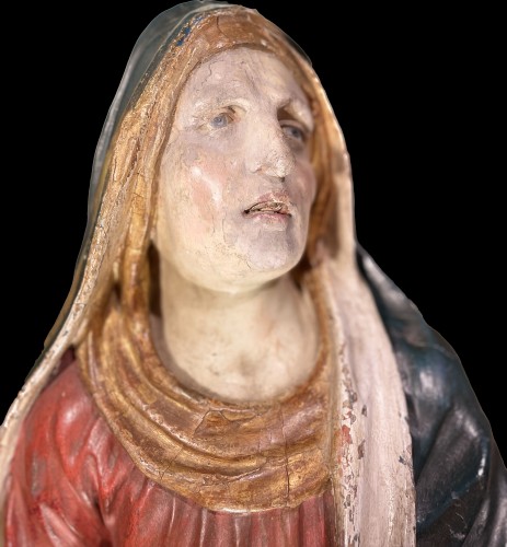  - Large Virgin Of Calvary of the 17th century