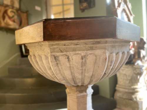 17th century - Imposing Baptismal Bowl