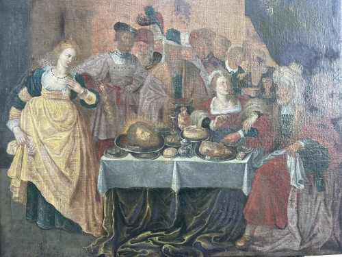 The Banquet Of Herod  - Flemish School  early 17th century