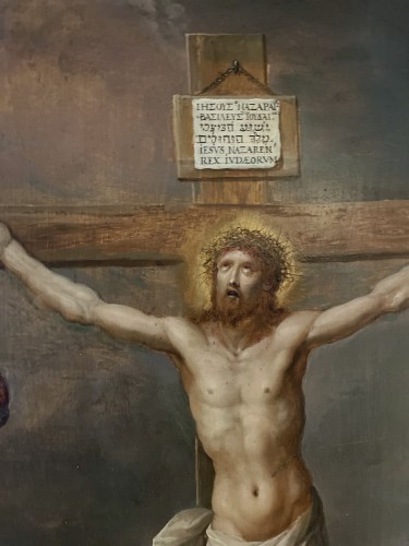 The Crucifixion - 17th century Flemish School  - 