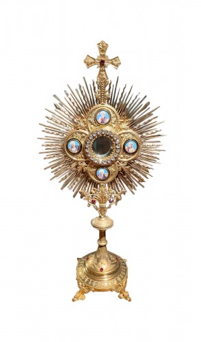 Large 19th century Monstrance To The Evangelists