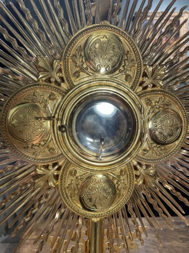 Large 19th century Monstrance To The Evangelists - 