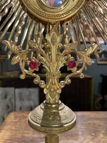 Large 19th century Monstrance To The Evangelists - 