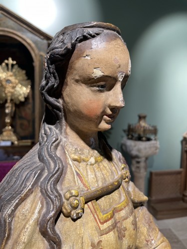 Antiquités - Sainte Catherine - XVIIe siècle