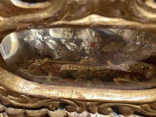 Saint Pacifique -Venetian Reliquary Hunting 18th century - 