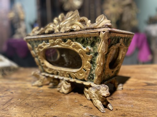 Louis XV - Saint Pacifique -Venetian Reliquary Hunting 18th century