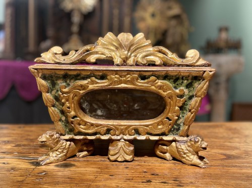 Antiquités - Saint Pacifique -Venetian Reliquary Hunting 18th century