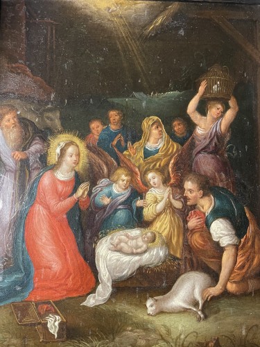 Antiquités - The Adoration Of The Magi - Flemish school of the 17th century