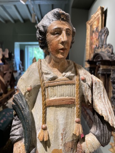 Art sacré, objets religieux  - Relique statuaire de Saint Laurent de Rome - XVIIe