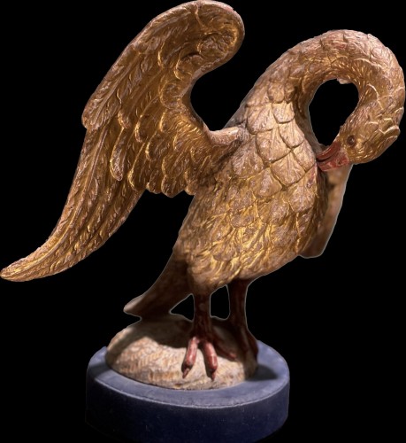 Antiquités - Feeder Pelican Early 17th Century