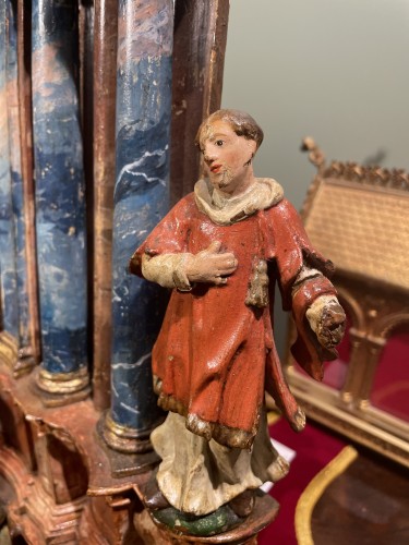 Retable miniature du XVIIIe siècle - 