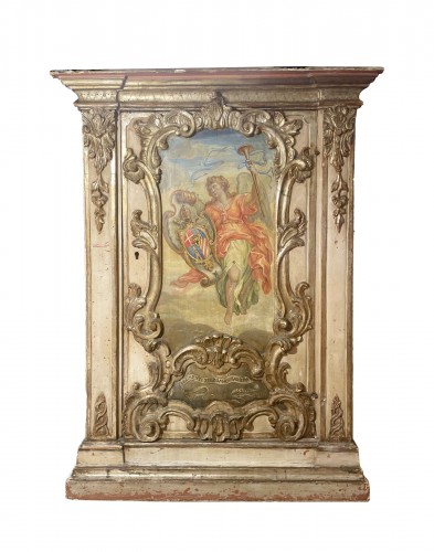 Woodwork Buffet With Arms Of Clement XIII - Circa 1760