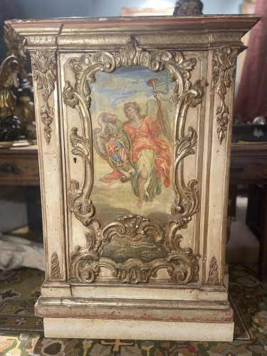 Woodwork Buffet With Arms Of Clement XIII - Circa 1760 - Religious Antiques Style Louis XV