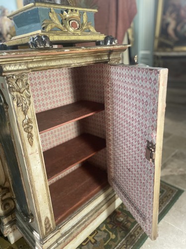 Antiquités - Woodwork Buffet With Arms Of Clement XIII - Circa 1760