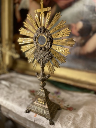 19th centuryGilt Bronze  Monstrance - 