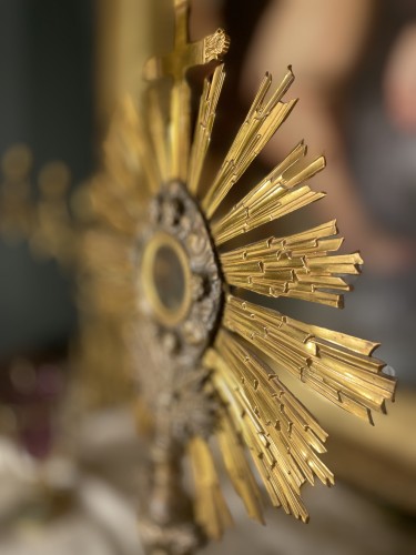  - 19th centuryGilt Bronze  Monstrance