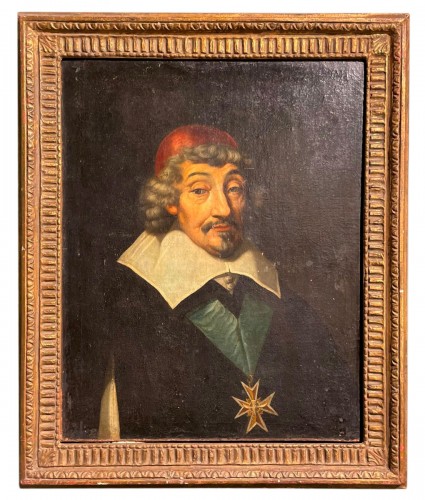Portrait Of Cardinal Alphonse Du Plessis De Richelieu - XVIIth