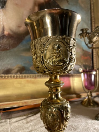 Restauration - Charles X - Vermeil And Gilded Brass Chalice Circa 1830