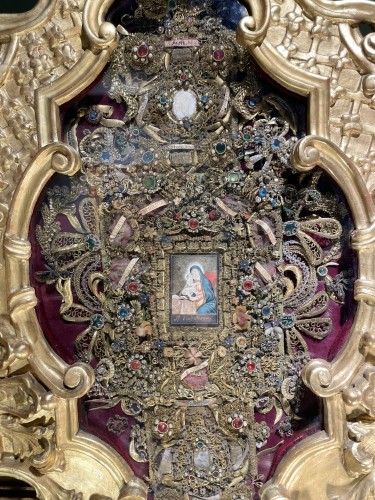  - A Late 17th Century Spectacular Monstrance Reliquary For Martyrs 