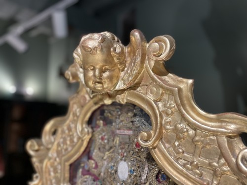 Antiquités - A Late 17th Century Spectacular Monstrance Reliquary For Martyrs 