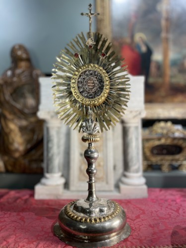  - 18th Century large Monstrance With Relics