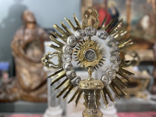 Art sacré, objets religieux  - Gloire de procession du XVIIIe siècle