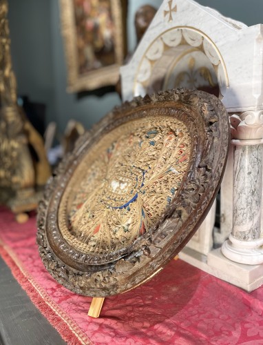 Large Reliquary Of The Child – 17th Century - Religious Antiques Style 