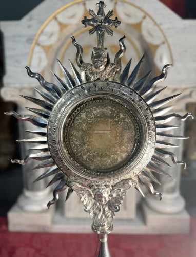 Religious Antiques  - Reliquary Monstrance Of Saint Marcellin , Germany  17th Century