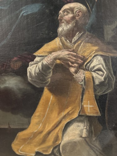 Paintings & Drawings  - The Vision Of Saint Philip Neri , ItalyCirca 1700