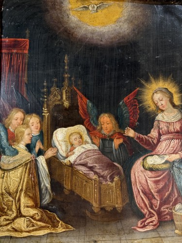 The Nativity - 17th Century Flemish School 