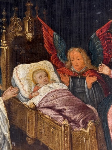 The Nativity - 17th Century Flemish School  - 