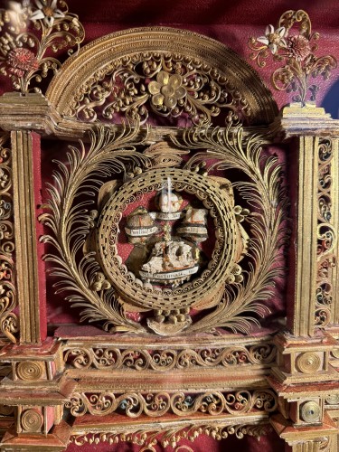 Remarkable Reliquary Altarpiece Style With 21 Relics - XVIII - 