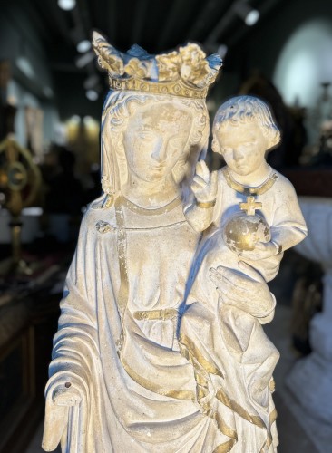  - Crowned Virgin And Child - Circa 1840