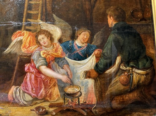 Tableaux et dessins Tableaux XVIIe siècle - Nativité - Ecole flamande du XVIIe siècle