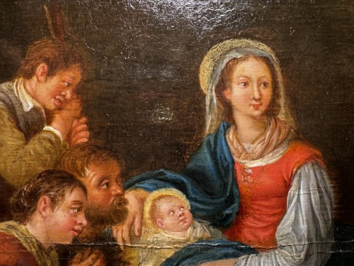 Nativity - 17th Century Flemish School  - 