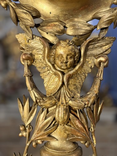 Art sacré, objets religieux  - Quatre remarquables monstrances reliquaires circa 1700